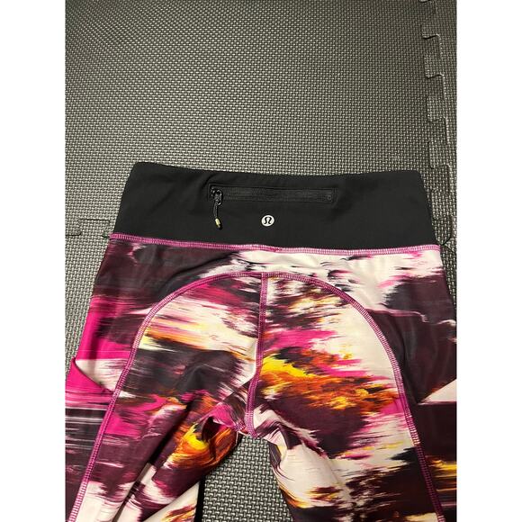 Lululemon Speed Tight Berry Print High Rise Legging Womens Size 4 - Picture 4 of 4